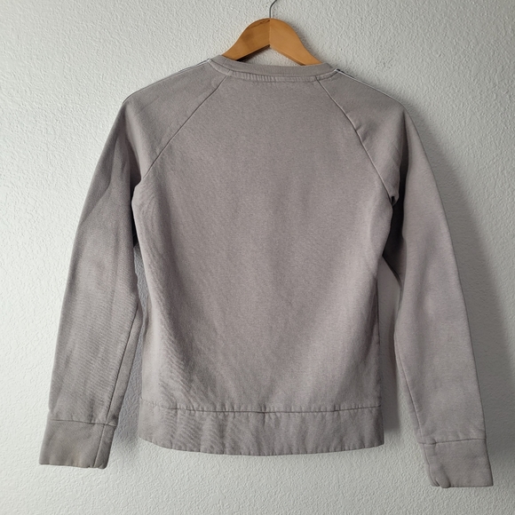 Adidas Women's Gray Tiro Tape Crewneck Sweatshirt Size XS | Athleisure Active - Picture 8 of 8